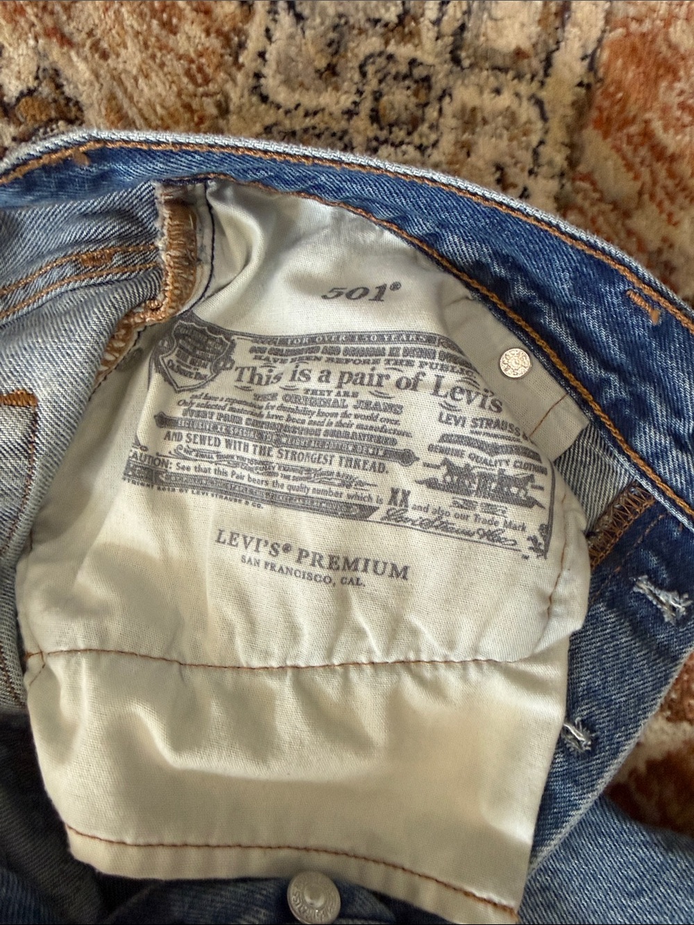 Levi’s 501 90’s vintage Wash Jeans 28 - Picture 7 of 9